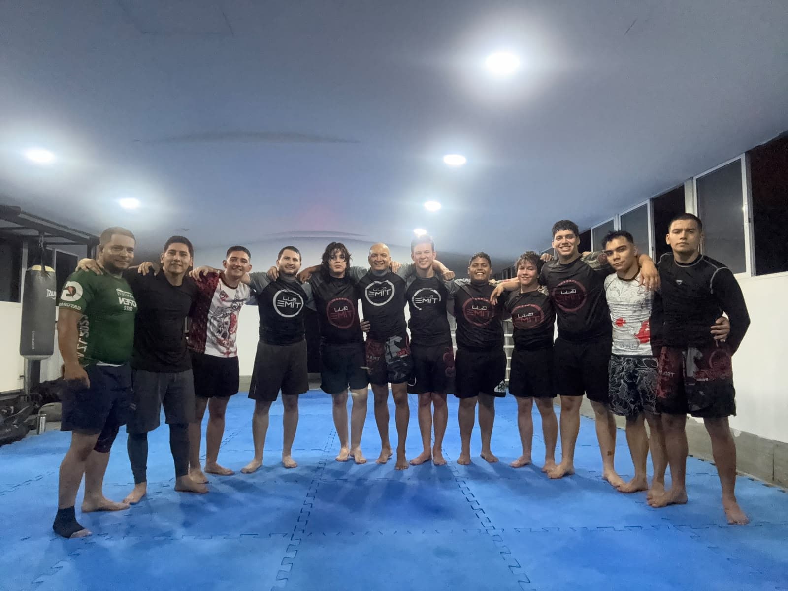 Equipo No-Gi de BJJ Time después del entrenamiento